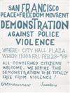 (CIVIL RIGHTS.) SAN FRANCISCO PEACE AND FREEDOM PARTY. San Francisco Peace and Freedom Movement Demonstration.